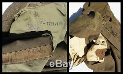 ORIG US ARMY WW2 36th & 63rd INF DIV T5 7-PC UNIFORM O'COAT IKE SHIRT PANTS CAPS