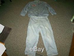 Old Original FORD Tractor Dealership Service Uniform Shirt Pants Dealer NICE