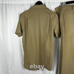 Org Vietnam War Tailored Named General's Shirt & Pants Set Saigon Made Tag