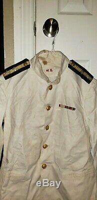 Original Japanese WW2 navy uniform shirt and pants collectible antique