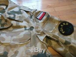 Original Polish Army Desert Uniform Oif/oef (pants + Shirt) L/r