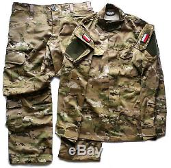 Original Polish Army Pants + Shirt Uniform Multicam Special Forces Grom 92/175