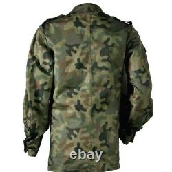 Original Polish Army Pants + Shirt Uniform Woodland Camouflage Rip-stop Poland 1