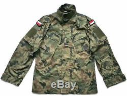 Original Polish Army Woodland Uniform Oif/oef (pants + Shirt) Xl/l