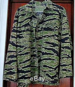 Original Vietnam Tiger Stripe Special Forces Camo Set Shirt & Pants Us-l, A-l