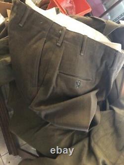 Original WW2 EM 103rd Division Engineer Corporal Uniform Coat, pants, shirt, hat
