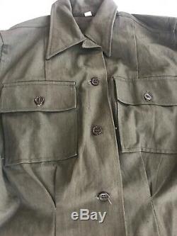 Original WWII WAC HBT Field Uniform. (HBT Pants, Field Jacket, and Field Shirt)
