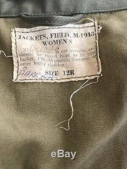 Original WWII WAC HBT Field Uniform. (HBT Pants, Field Jacket, and Field Shirt)