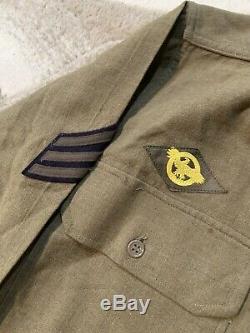 Original Ww2 45th Infantry Combat Shirt & Pants