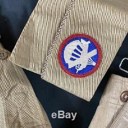Original named Wwii Airborne 82nd Div Shirt Cap & Pants Uniform