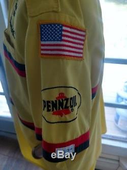 Pennzoil Team Issue Pit Crew Shirt & Pants Uniform MICHAEL WALTRIP BAHARI RACING