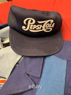 Pepsi Virgin Wool Vintage Uniform With Hat, Tie, Dress shirt, Jacket Pants 1977
