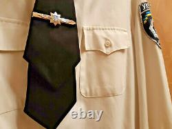 Police Ukrainian Female Officer Uniform Lieutenant Cap/ Hat / Pants/ Shirt /48-5