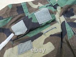 Pre MSA Paraclete SOF BDU Woodland Camo Jacket Trousers Medium Shirt /Large Pant