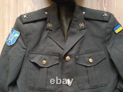 RARE Vintage Ukraine Army Uniform Jacket pants hat cap boots Military shirt