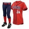 ROAR 10 Sublimated Softball Uniform Team Set Shirts/Pants With Free Name, Number