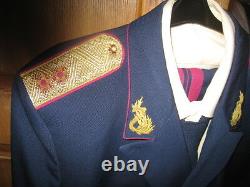 Rare Russian Leutenant General Parade Military Uniform Set Tunic-pants-shirt-tie