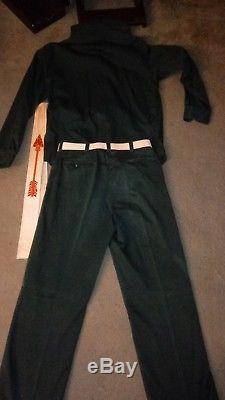 Rare Vintage BSA 1950s Explorer Boy Scout Uniform Badges Pants Shirt Belt
