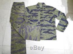 Rare set Tiger Stripe Tadpole Heavyweight Shirt & Pants US Army Special Forces
