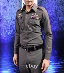 Royal Thai Police Original Item Shirt Pant Rank Badge Patch New Uniform Thailand