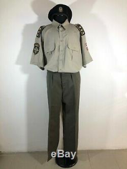 Serbian Army Military Police Officer Uniform Beret Shirt with Patch Ranks Pants
