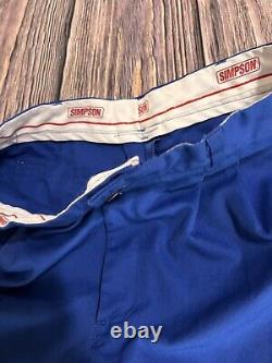 Simpson Pit Crew Shirt Button Large Rhodes Patty Moise Nascar 1998 Uniform Pants