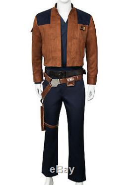 Solo A Star Wars Story Han Solo Cosplay Costume Jacket Pants Shirt Suit Uniform