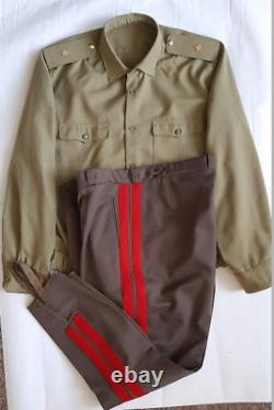 Soviet General Breeches Pants And Shirt