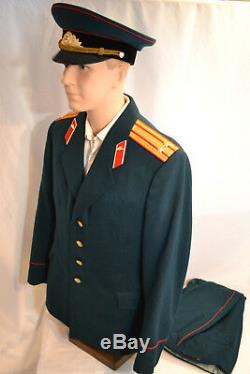 Soviet Russian Army Tank Colonel Uniform Tunic Jacket Shirt Pants Hat Post Wwii