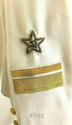 Soviet Union USSR Navy Admirals White Dress Uniform Cap Tunic Shirt & Pants 60's