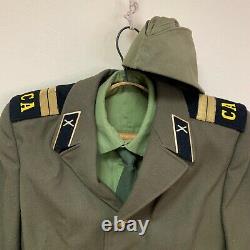 Soviet military uniform soldier pants shirt cap jacket USSR vintage 1970-1980's