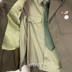 Soviet military uniform with honors soldier jacket pants shirt USSR 1970-1980's