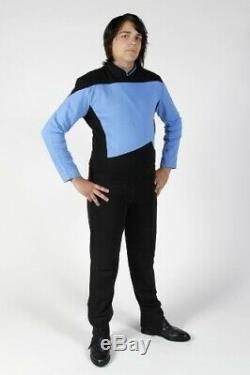 Star Trek The Next Generation Uniform Shirt Pant Blue M. Filmwelt Berlin