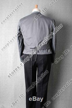 Sweeney Todd Cosplay Johnny Depp Costume Jacket Vest Shirt Pants Suit Uniform