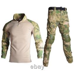 Tactical Combat Uniform Outdoor Sports Paintball Hunting Suit Shirt