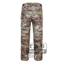 Tactical Emerson Women BDU G3 Combat Uniform Shirt & Pants + Knee Pads Multicam