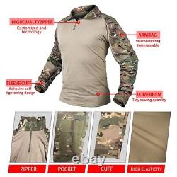 Tactical Jacket Military Uniform Hunting Tracksuits Men Combat Suits Shirt Pants