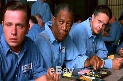 The Shawshank Redemption (1994) Prison Uniform Blue Denim Shirt Denim Pants