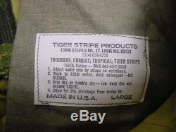 Tiger Stripe Products Vietnam Shirt and pants NEW