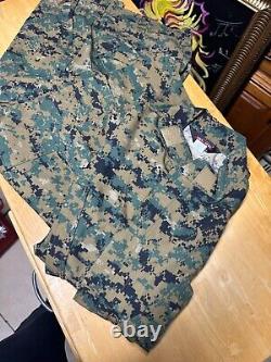 Tru Spec USMI Uniform XL Shirt Large Pant Set Men's Camo Print Uniform USMC