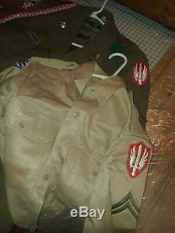 U. S. Korean War Military Uniform Eisenhower Jacket, Pants, Shirt Loaded R38