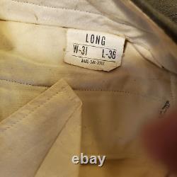 U. S. Marine Corp Green Dress Uniform Jacket/shirt/pants/belt Men 38l Vietnam Era