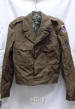 US ARMY WWII EISENHOWER IKE JACKET PANT GARRISON CAPS SHIRT SET 10th MOUNTAIN