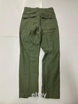 US Army Airborne OG 107 Uniform Type I Vietnam 60s Mens Small Pants & Shirt Set