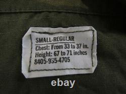 US Army Vietnam War Issue Mans Tropical Combat Set Pants & Shirt SMALL