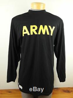 US Army Winter PT Uniform Lot (5 Medium Shirts, 2 Medium-Short Pants) NEW