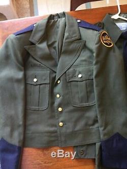 US Border Patrol Dress Uniform Jacket 42S, Shirt 15 1/2x32, Pants 32with27inseam