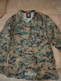 US Military MARPAT USMC digital woodland camo pants and shirt 2 sets with tags