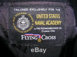 US Navy Officer Service Dress Blue Uniform Coat 48L Pants 40R Shirt Tie Ensign