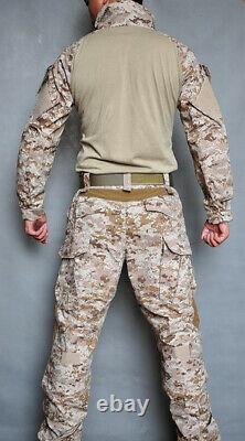 US Navy Seal AOR1 DEVGRU Desert Camo Combat Shirt Pants Tactical Uniform